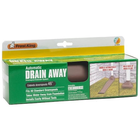 Frost King Frost King DE46BRN 46 in. Brown Drain Away DE46BRN